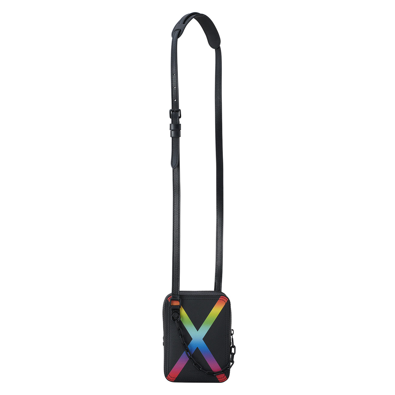 LOUIS VUITTON(USED)루이비통 타이가 레더 레인보우 다뉴브 크로스백